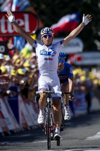 Pierrick F&eacute;drigo (FDJ-BigMat) wins stage 15 of the Tour de France