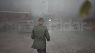 Silent Hill 2 greenish blue car way out