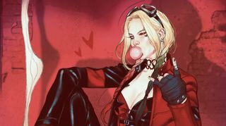 Photoshop tutorials: paint Harley Quinn