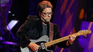 Brent Mason performs onstage at the Country Music Hall of Fame and Museum Medallion Ceremony to celebrate 2017 hall of fame inductees Alan Jackson, Jerry Reed And Don Schlitz at Country Music Hall of Fame and Museum on October 22, 2017 in Nashville, Tennessee.