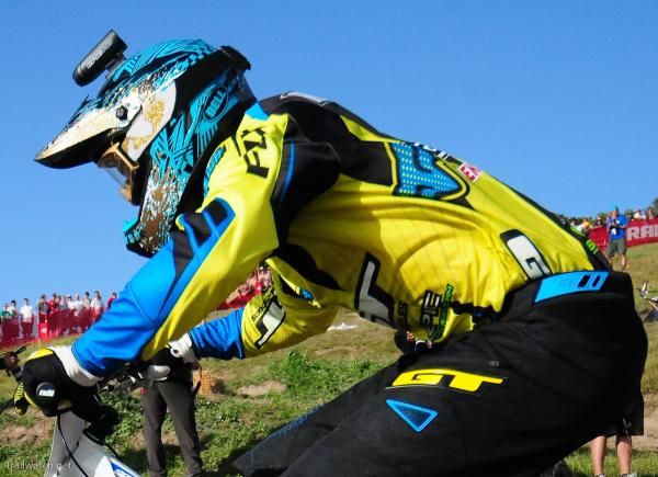 Mick Hannah will be able to play his win back later - he ran a helmet camera during the event