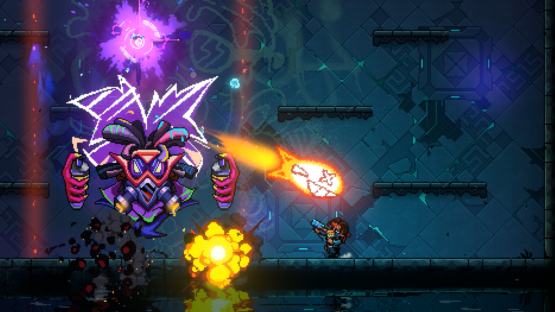 Gameplay from Neon Abyss 2