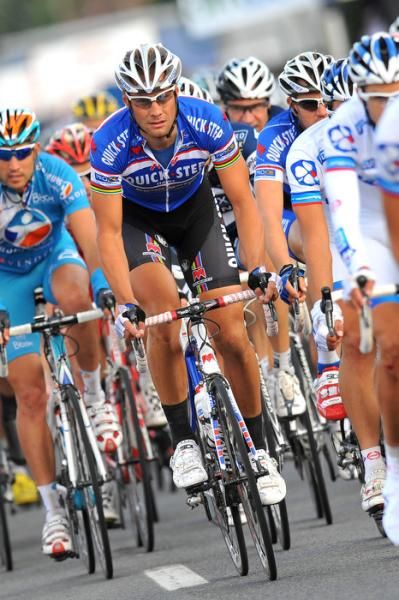 Tom Boonen (Quick Step) made his return to racing.