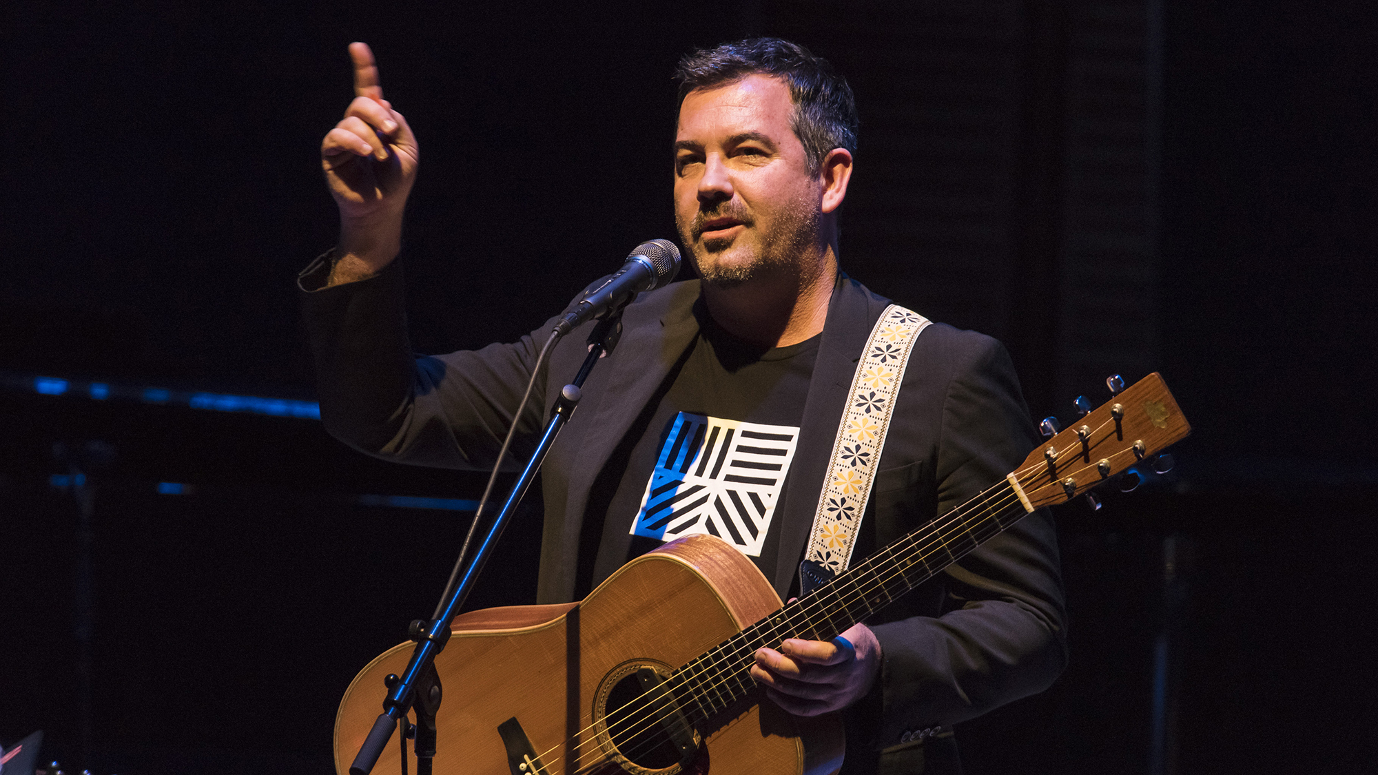 American Pop musician Duncan Sheik performs at Carnegie Hall's Zankel Hall, New York, New York, November 21, 2015. 