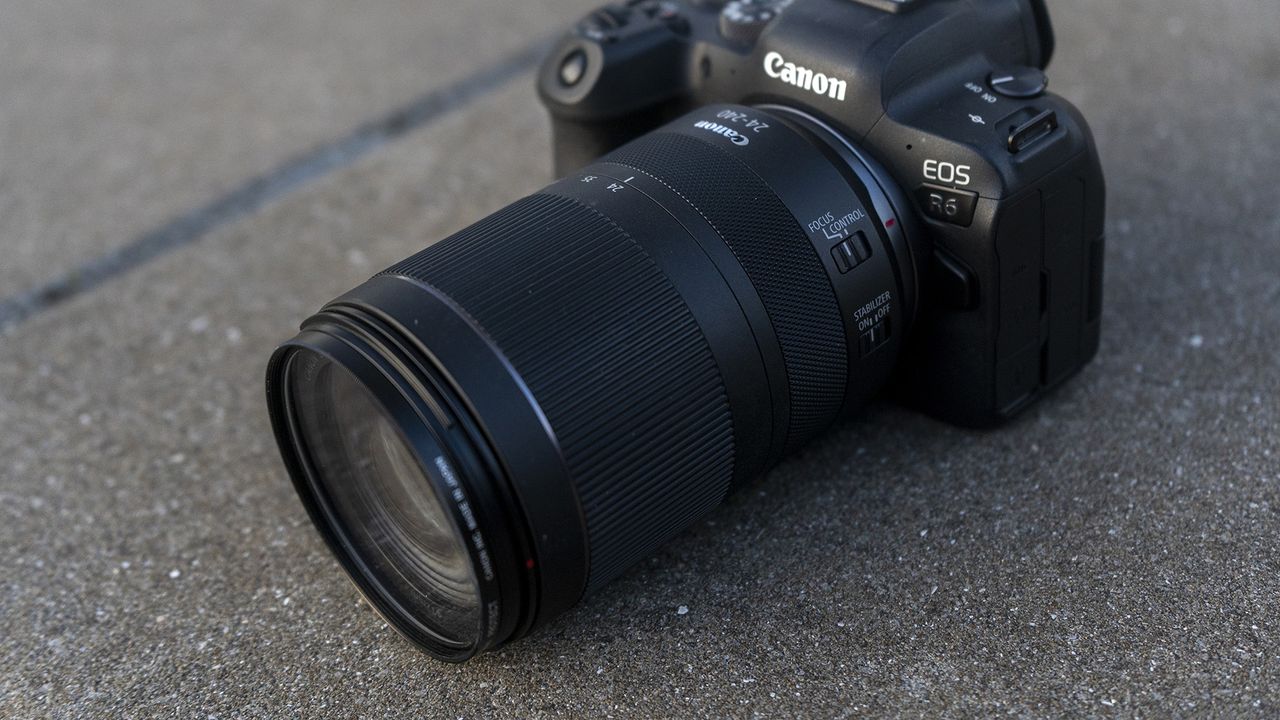 The Canon RF 24-240mm zoom lens