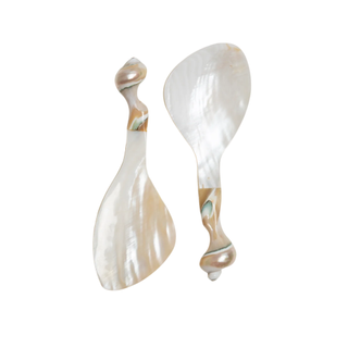 mother of pearl salad spoons