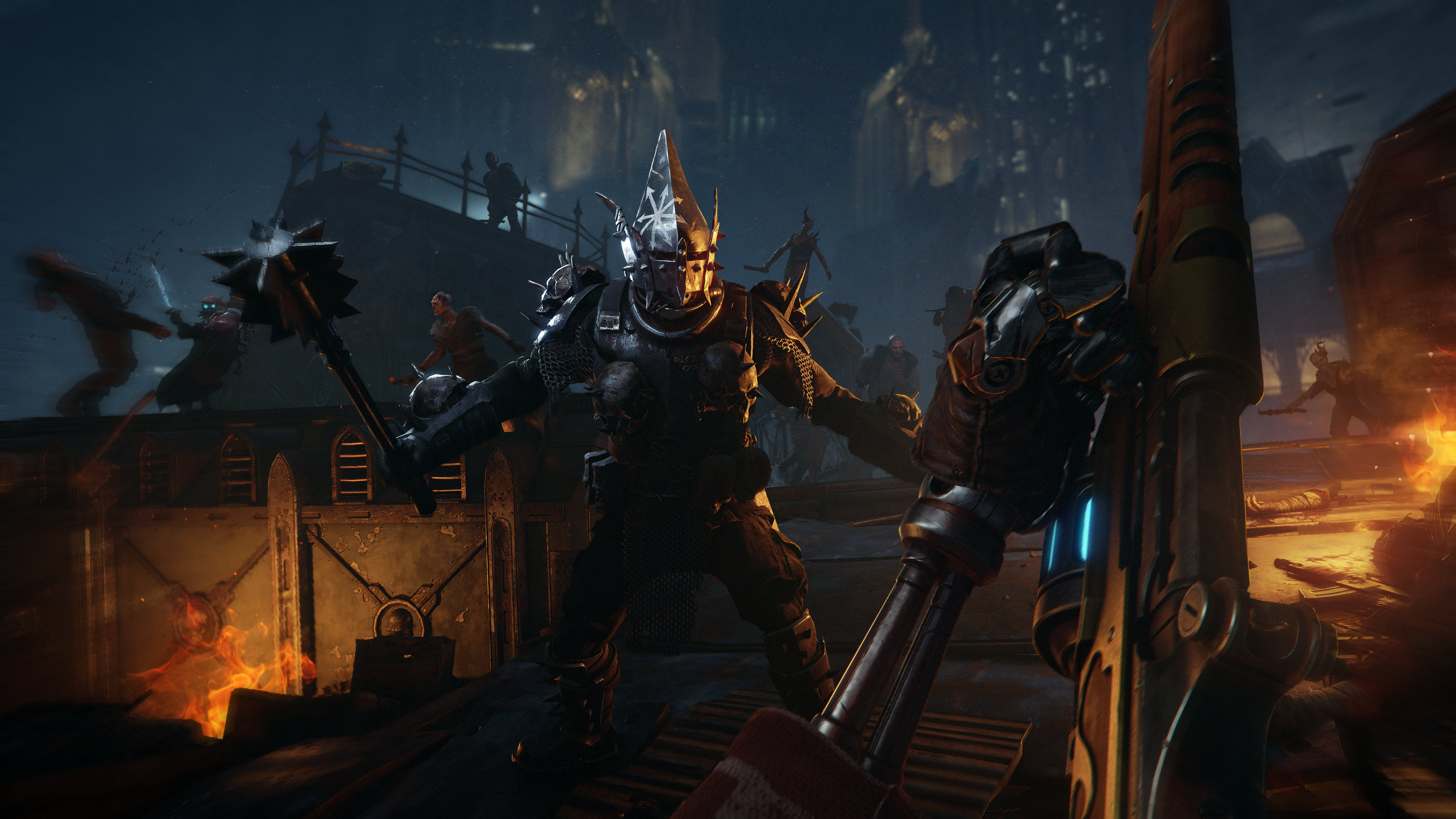 The Skitarii in Warhammer 40,000: Darktide.