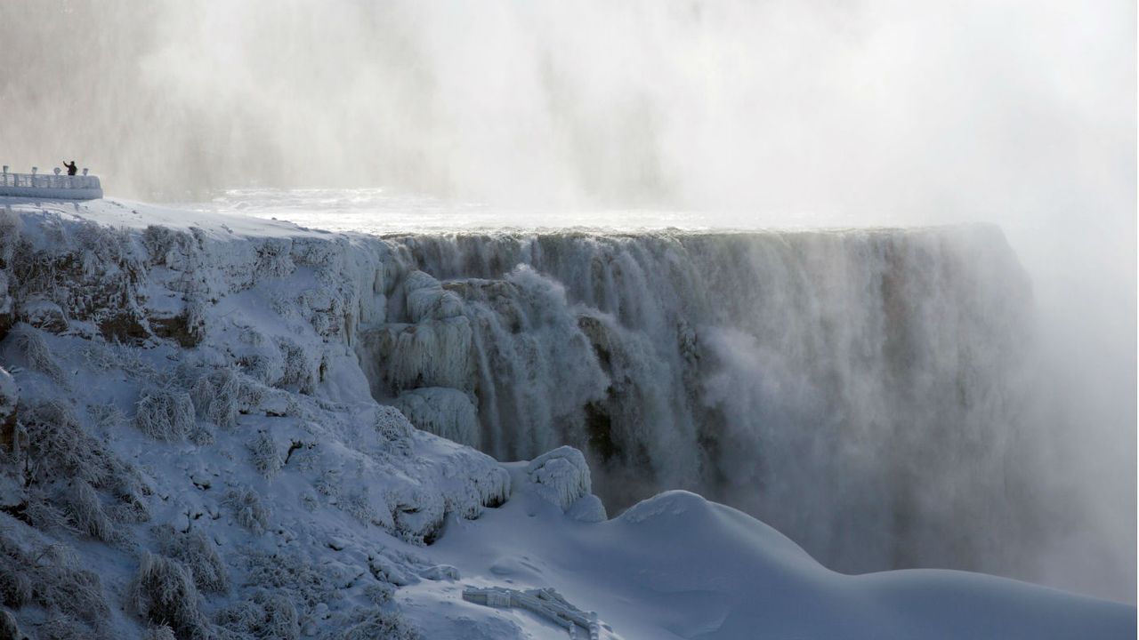 Niagara Falls, US polar vortex