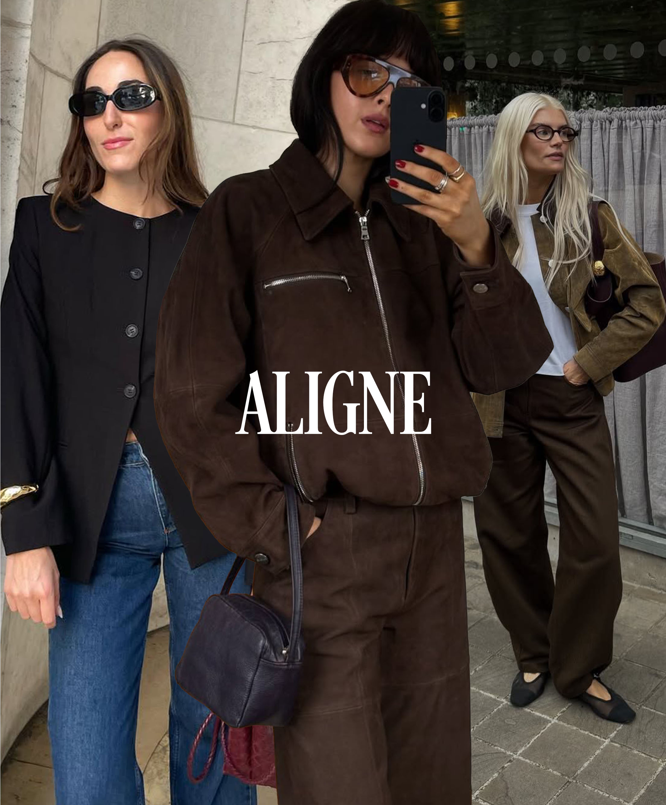 Collage of Women Wearing Spring Outfits