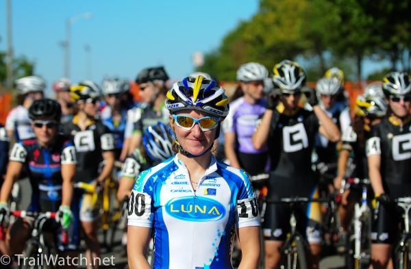 Amy Dombroski (Luna Pro Team) got the number one call-up to the line