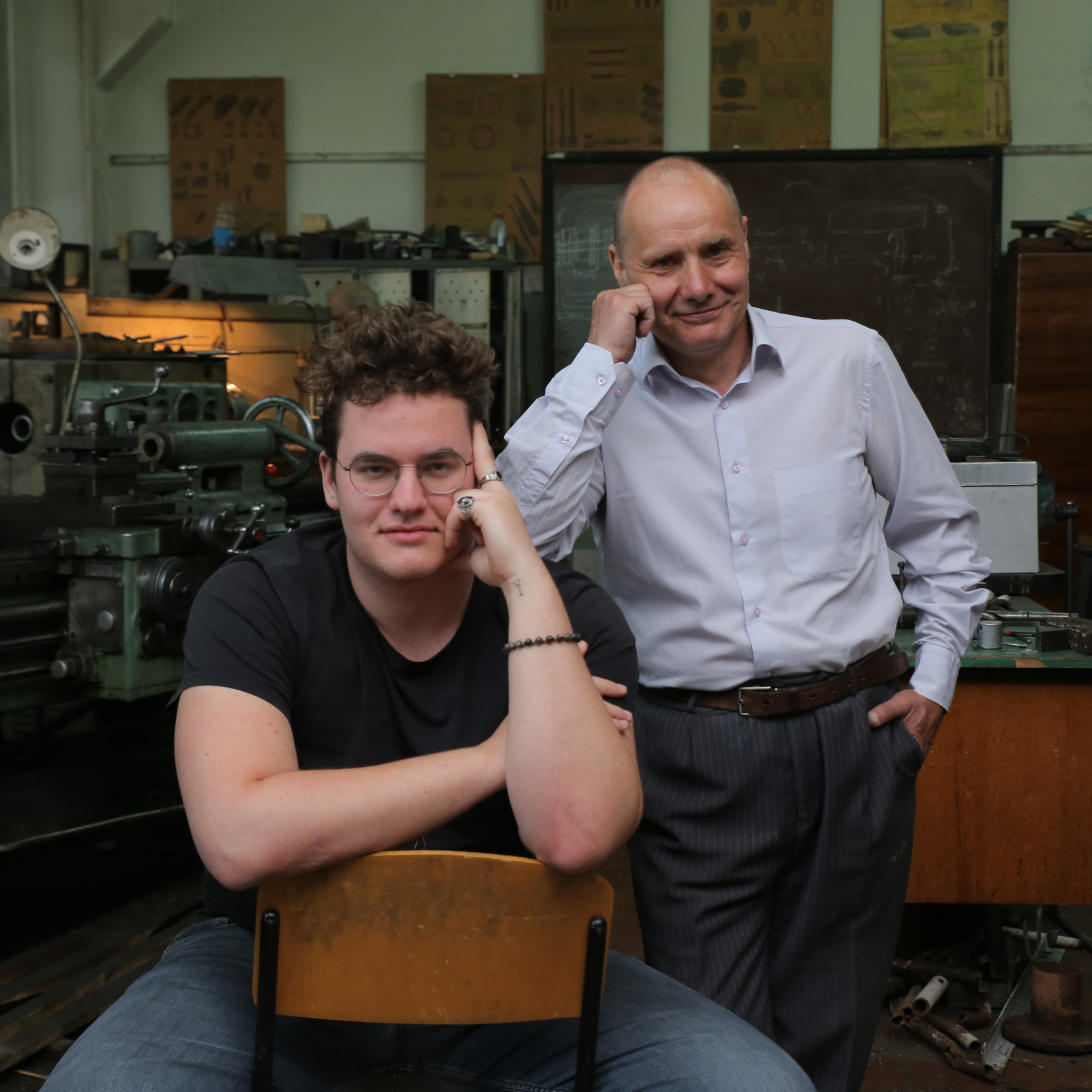CEO Misha Rudominski (left) and CTO Vitaly Yemets, co-founders of Promin Aerospace