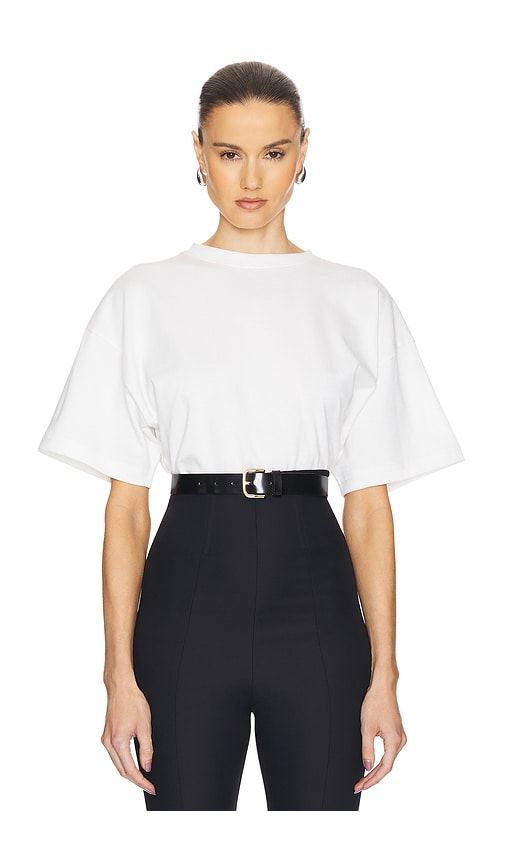 The Sculpted Tee in Thick Jersey