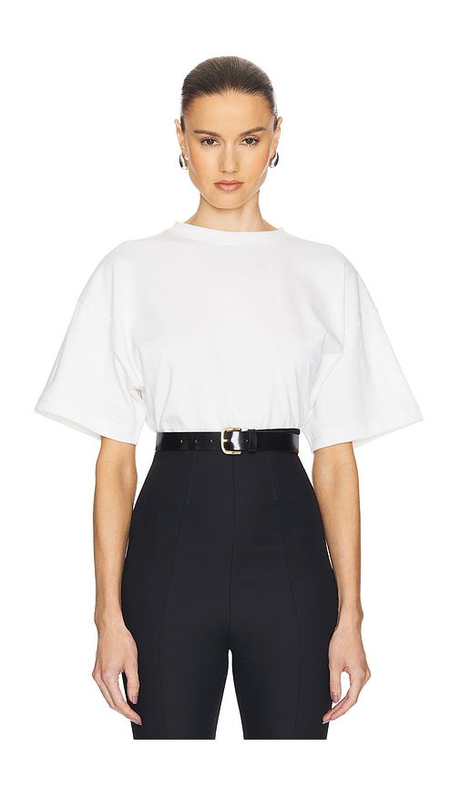 The Sculpted Tee in Thick Jersey