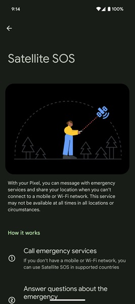 Satellite SOS launches on the Pixel 9, and you can demo it now