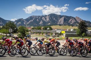 Tejay van Garderen heads off from Boulder behind his BMC teammates