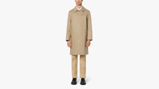 OXFORD FAWN BONDED COTTON 3/4 COAT