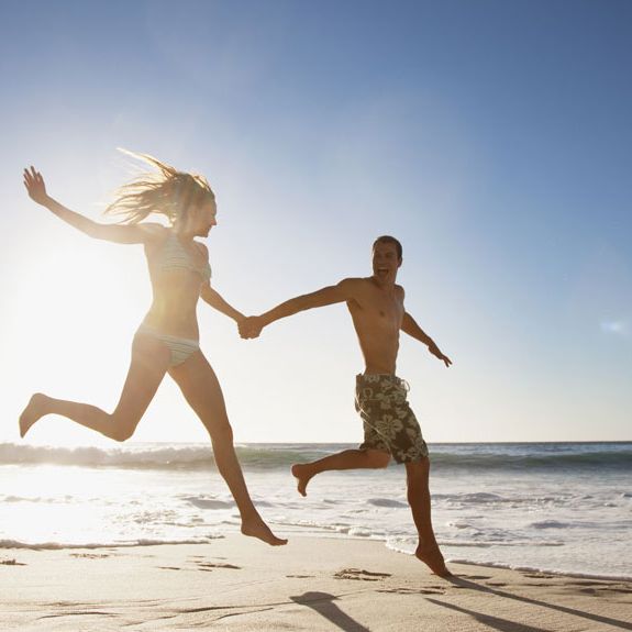 couple on beach