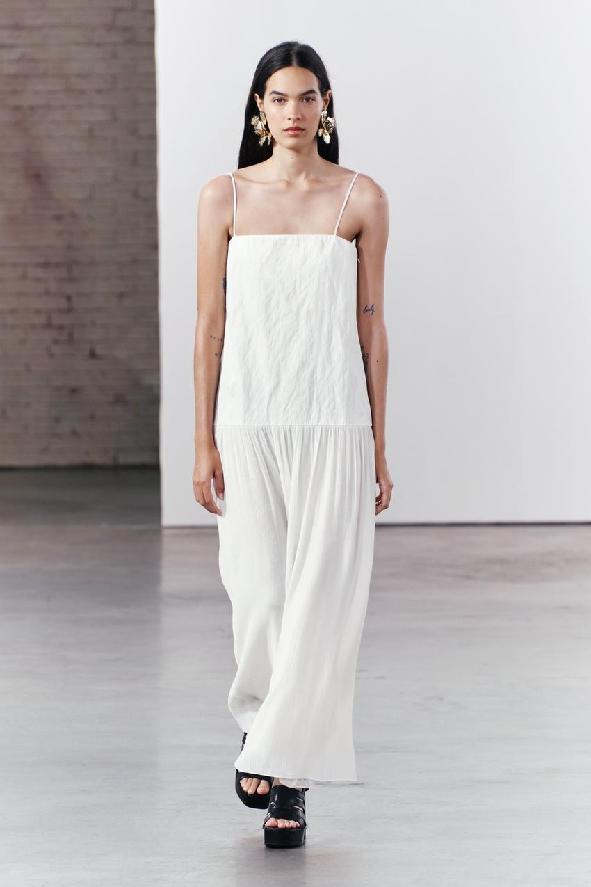White Zara maxi dress