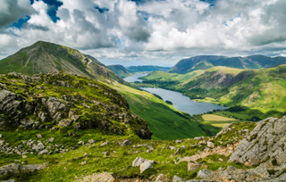 Buttermere. The view from Haystacks, The Lake District, Cumbria, England