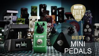 Huge collection of mini guitar pedals