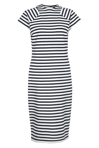 M&S Striped Midi Dress, £49.50