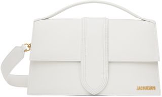 White Le Raphia 'le Grand Bambinou' Bag