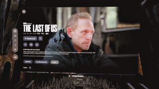 Max app for Apple Vision Pro showing The Last of Us