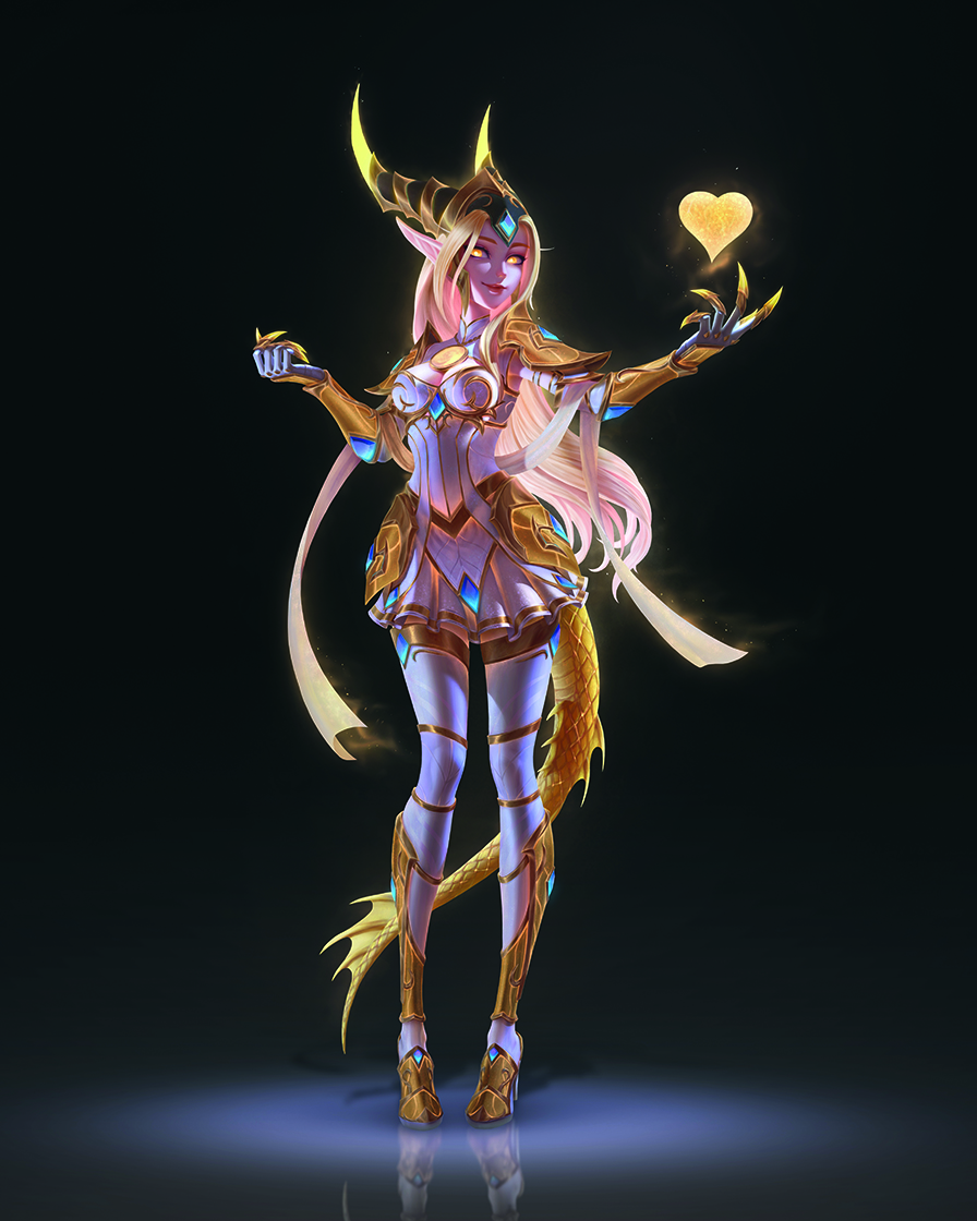 2D art of the week; A stylised, elfin woman