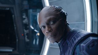 Chukwudi Iwuji as The High Evolutionary in Marvel Studios' Guardians of the Galaxy Vol. 3.
