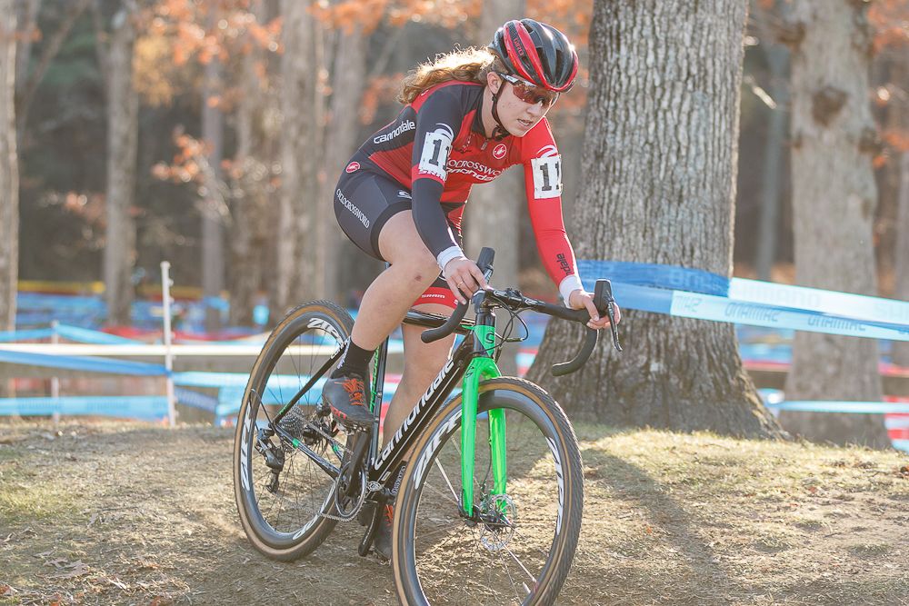 Emma White took control of the race early on