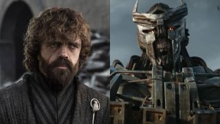 Peter Dinklage in Game of Thrones and Transformers: Rise of the Beasts
