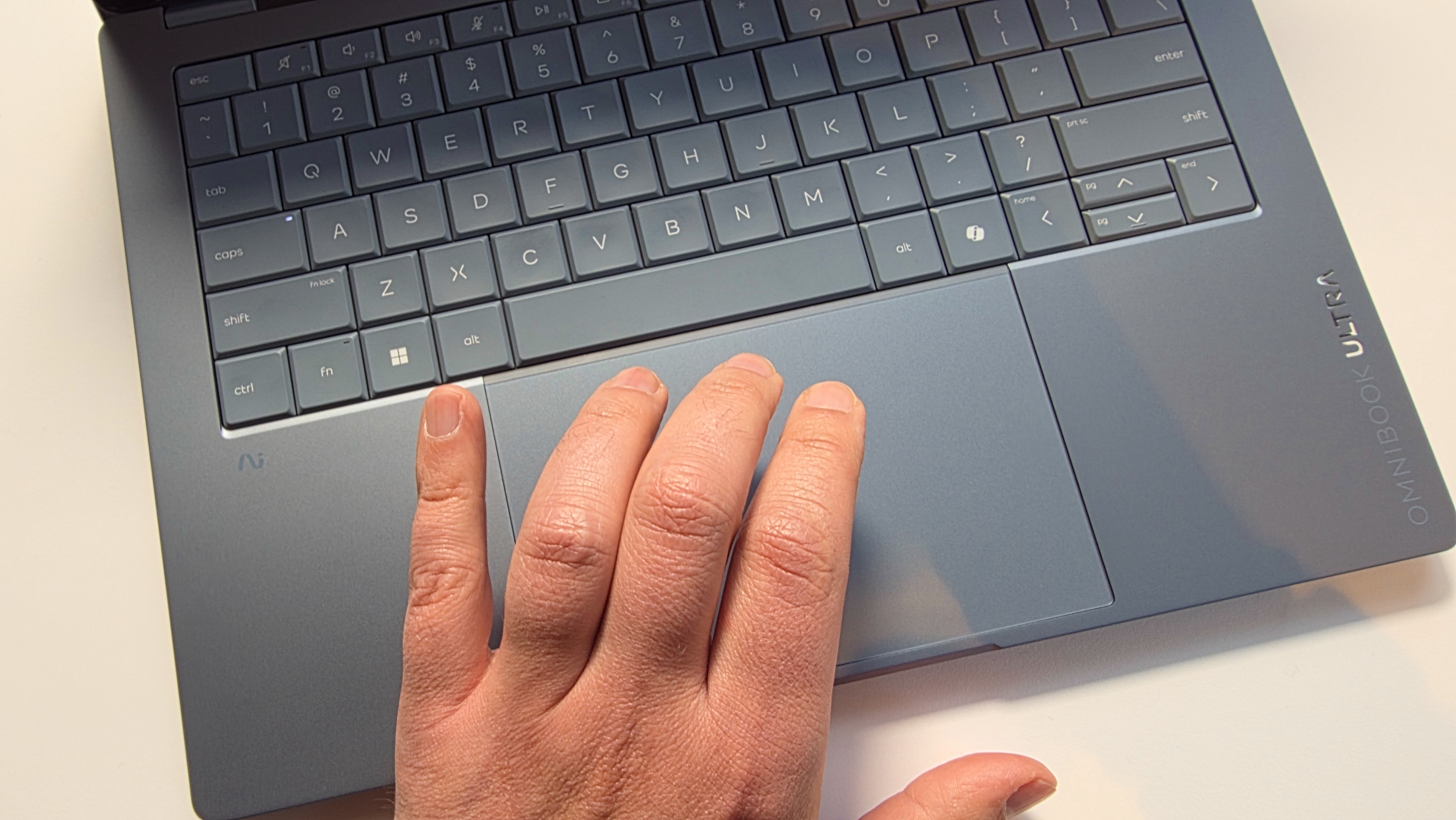 Image of the HP OmniBook Ultra 14 (G2) at CES 2026.