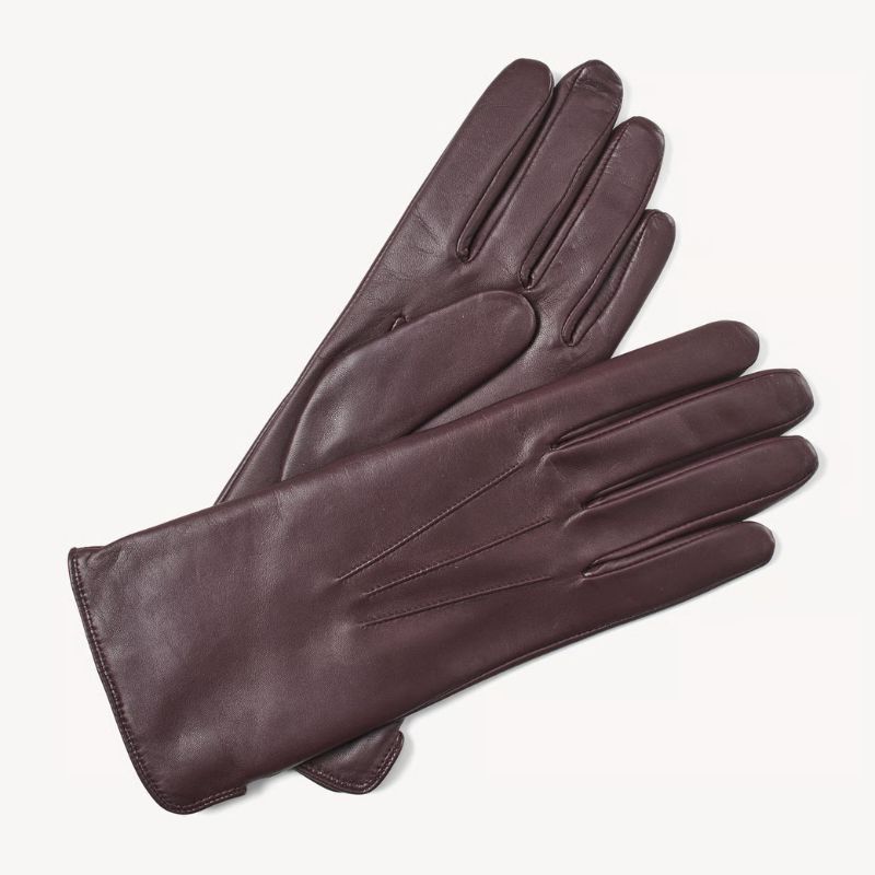 Image of brown leather gloves