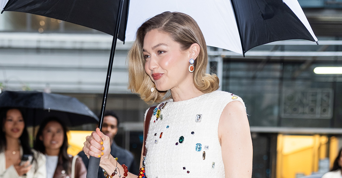 Gigi Hadid Found the Dress That Looks Best With Flip-Flops