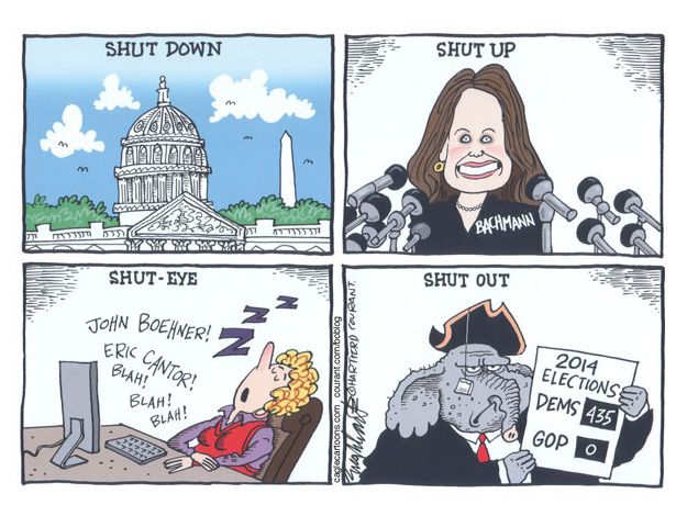 The shut-down effect