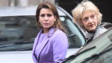 Princess Haya Bint al-Hussein and her lawyer, Baroness Fiona Shackleton