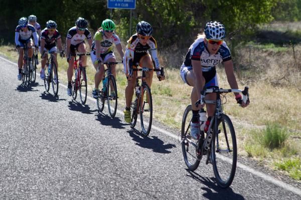 Kristen Armstrong (Exergy) powers the break.