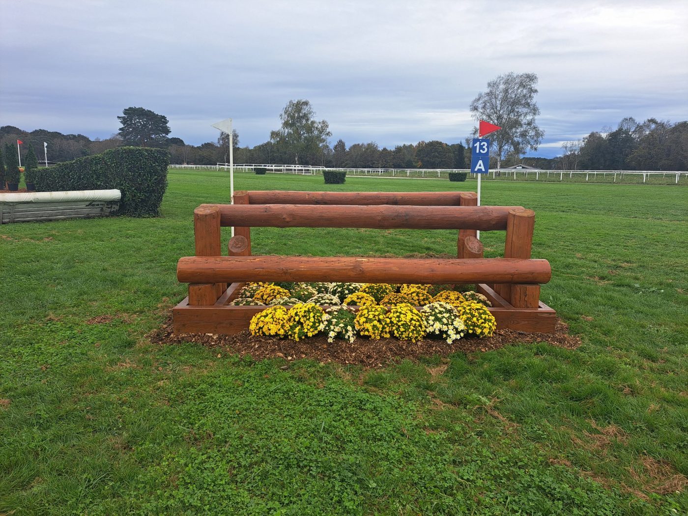 Pictured fence 13 of Pau Horse Trials cross-country course 2023