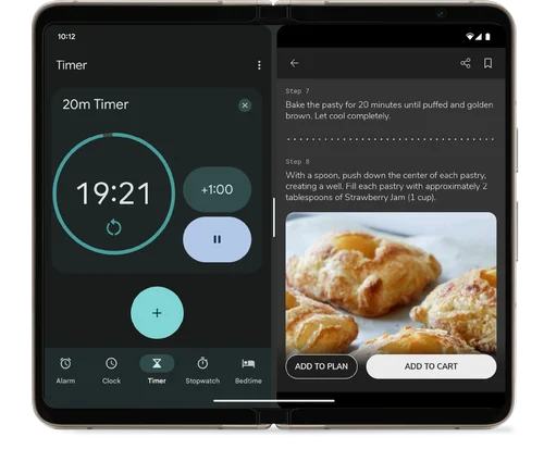 Aplikasi SideChef Google Android dioptimalkan untuk tablet dan perangkat yang dapat dilipat