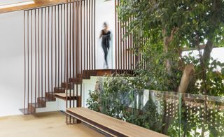 staircase and greenery at Greenary by Carlo Ratti