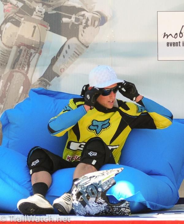 Marc Beaumont (GT Bicycles) was quite surprised to find himself in the hot seat