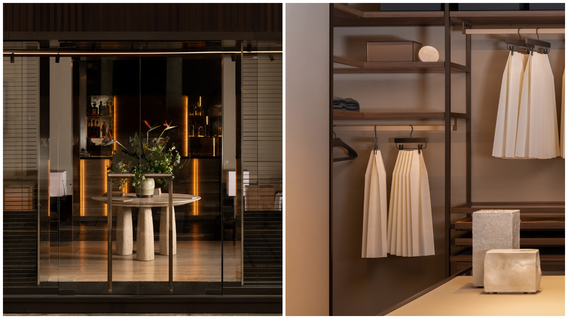 Interior of Poliform showroom in Milan