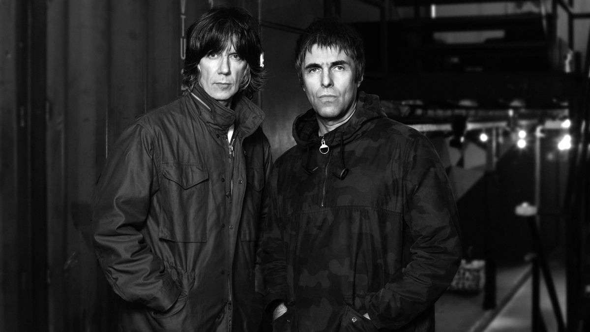 John Squire and Liam Gallagher