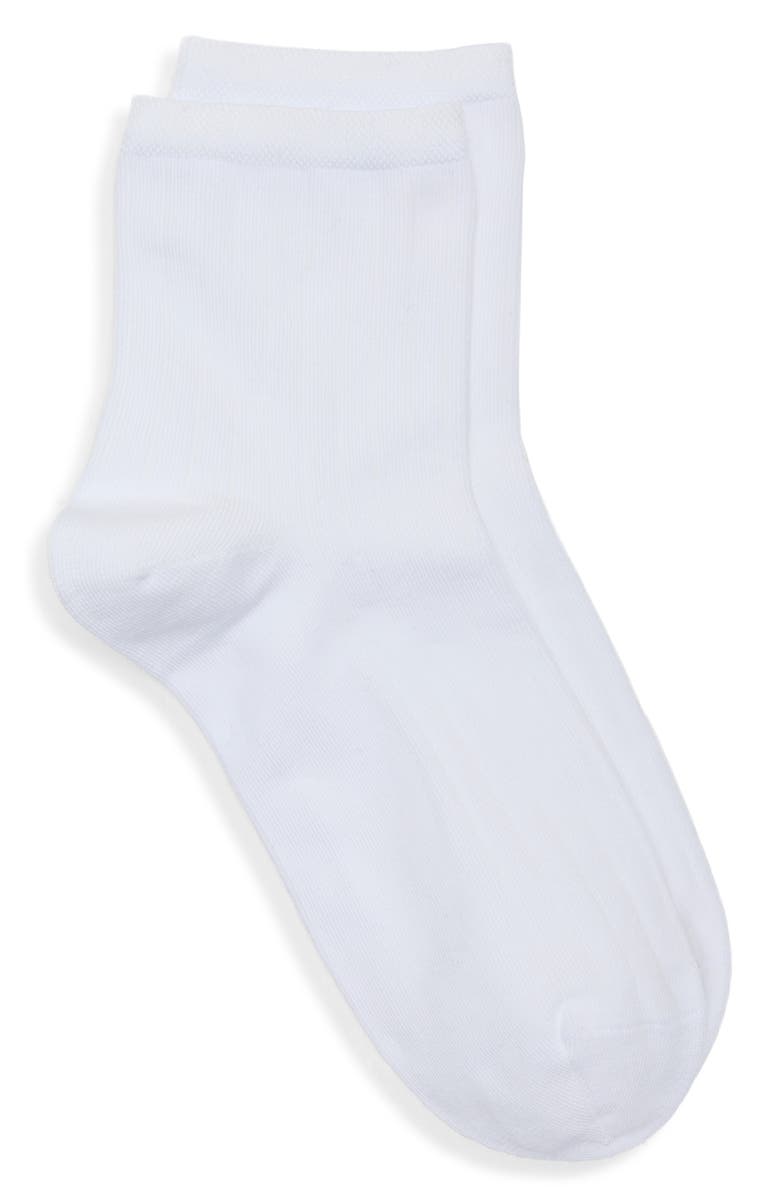 Wide Rib Ankle Socks