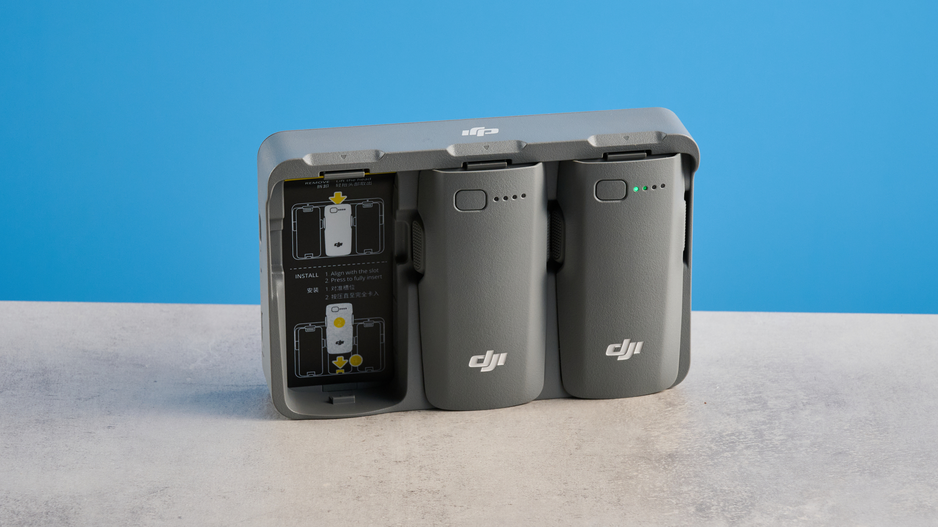 A dark gray DJI Neo 2 camera drone