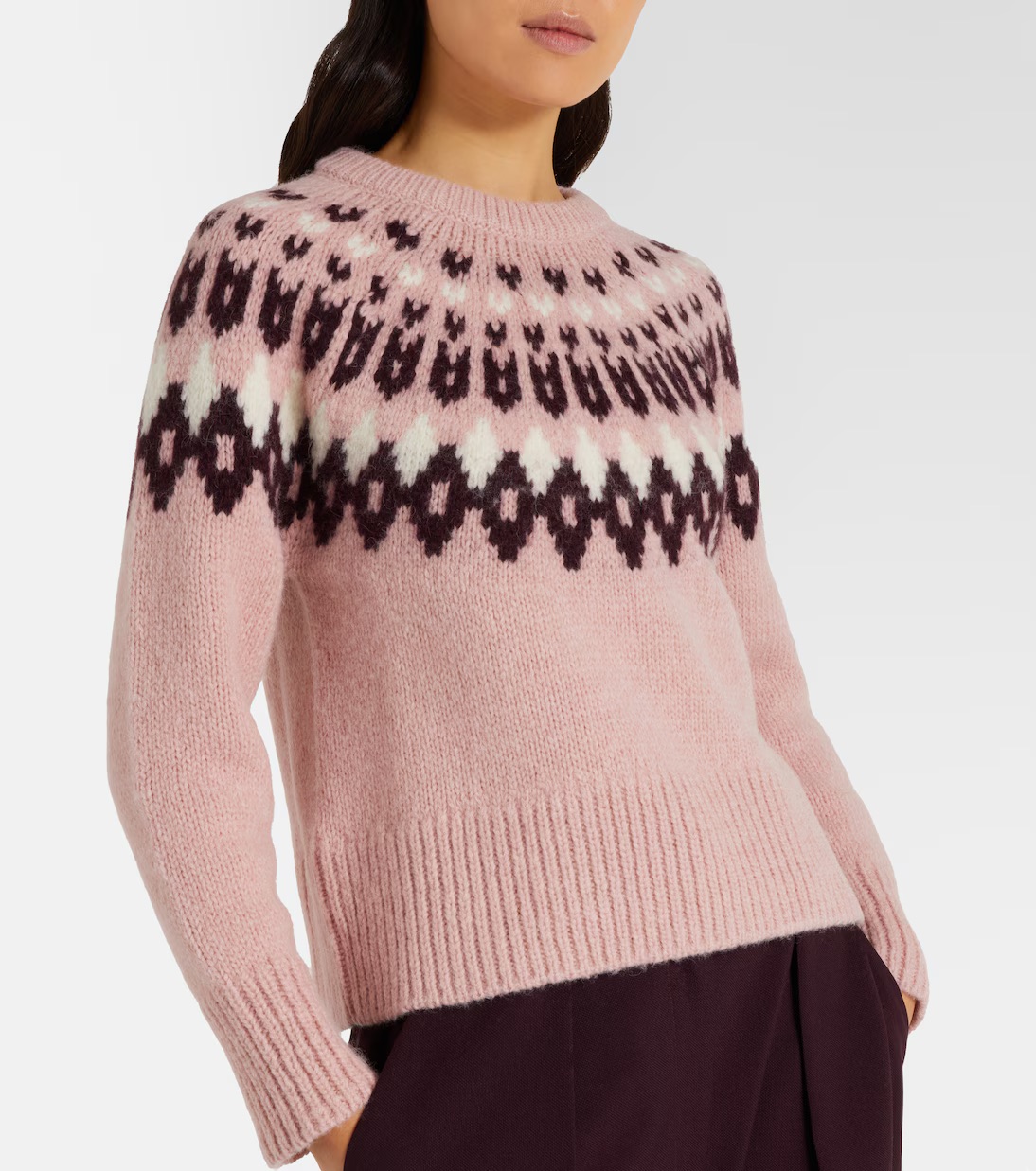 Veronica Beard, Anne Fair Isle Wool-Blend Sweater
