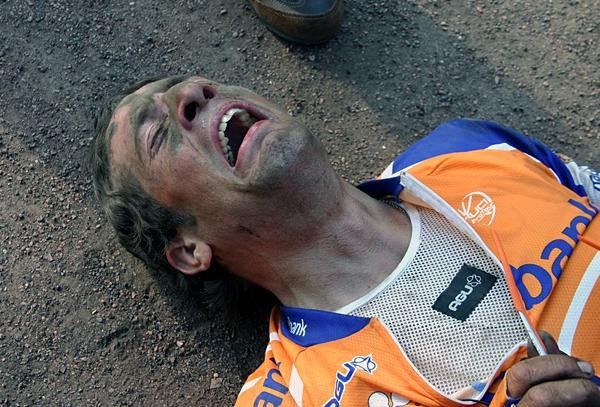 It's a tough one to swallow for Flecha.