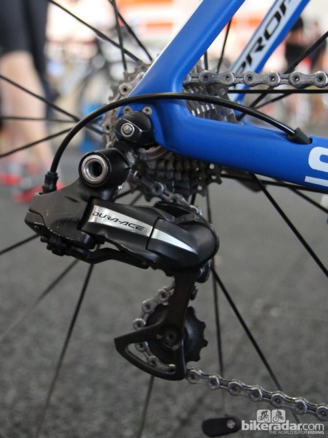 Shimano-sponsored teams at the Tour Down Under are still using the previous-generation Dura-Ace Di2 7970 group.