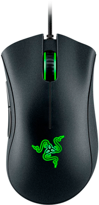 Razer DeathAdder Essential - $19
This wired gaming mouse is an affordable option from Razer. It has a 6,400 DPI optical sensor and is rated for up to 10 million clicks.