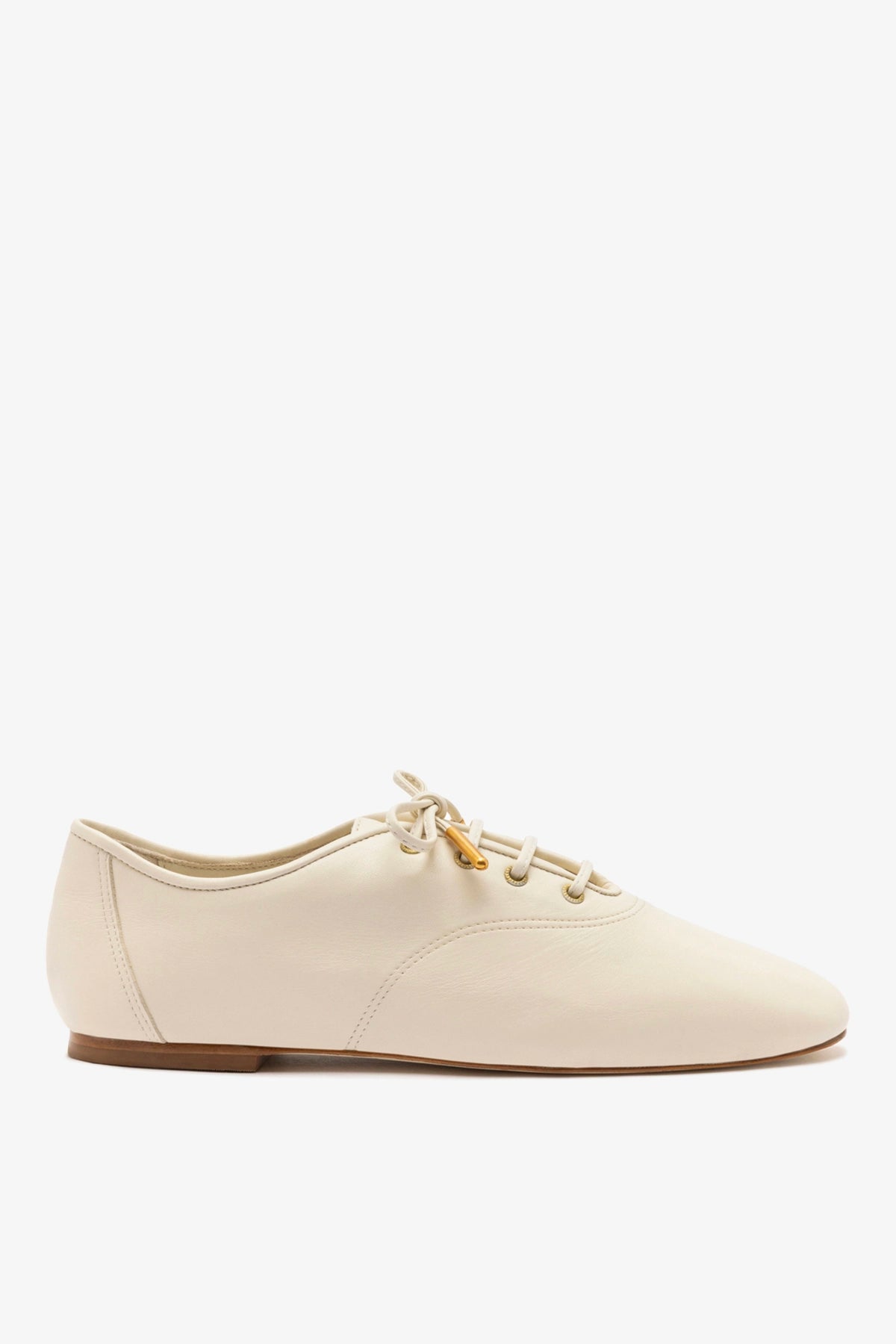 Liza Sneaker in Ivory Leather